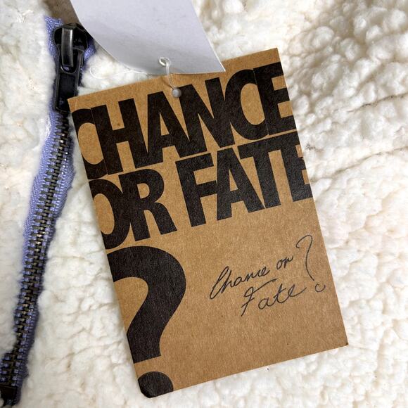 NWT Chance or Fate Sherpa Hoodie Kids Medium 1/4 Zip Snow Peak White Squad - Picture 3 of 9